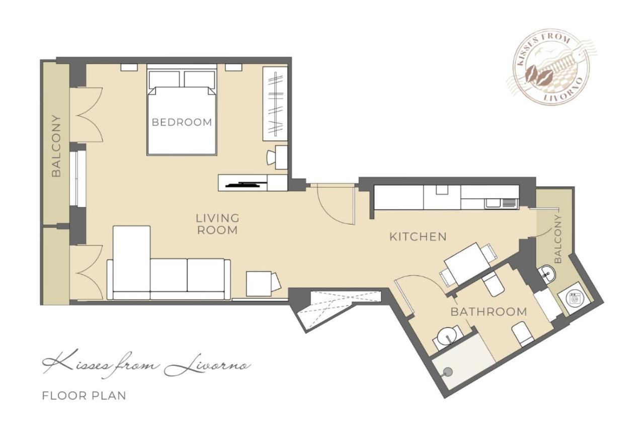 Kisses From Livorno Open Space Apartment - No Pets Allowed 外观 照片
